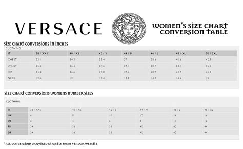 versace jeans shirt size guide|versace size chart men's.